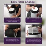 EcoSilver® Replacement Air Purifier Pre-Filter 2-Pack H-PF670 - Image 3